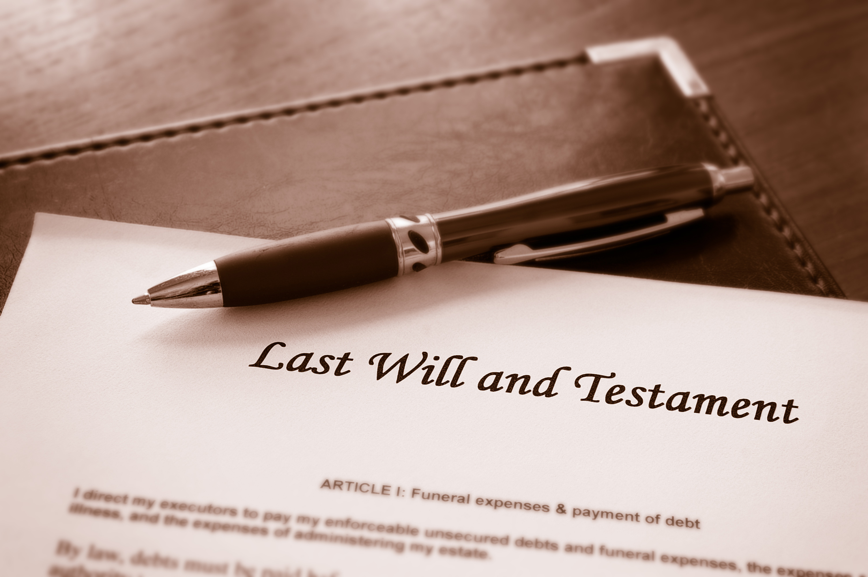When does your Will not control what happens to your property?